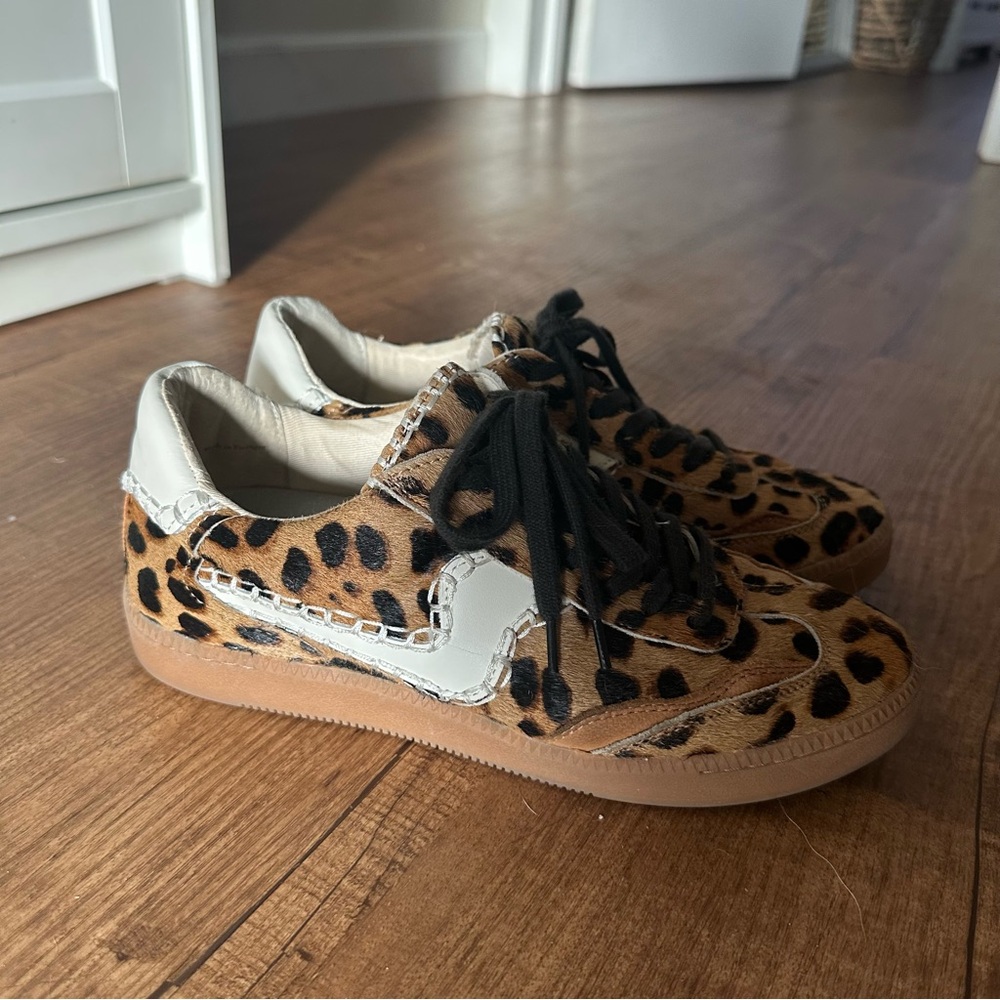 Dolce Vita Notice Stitch Genuine Calf Hair Sneaker
